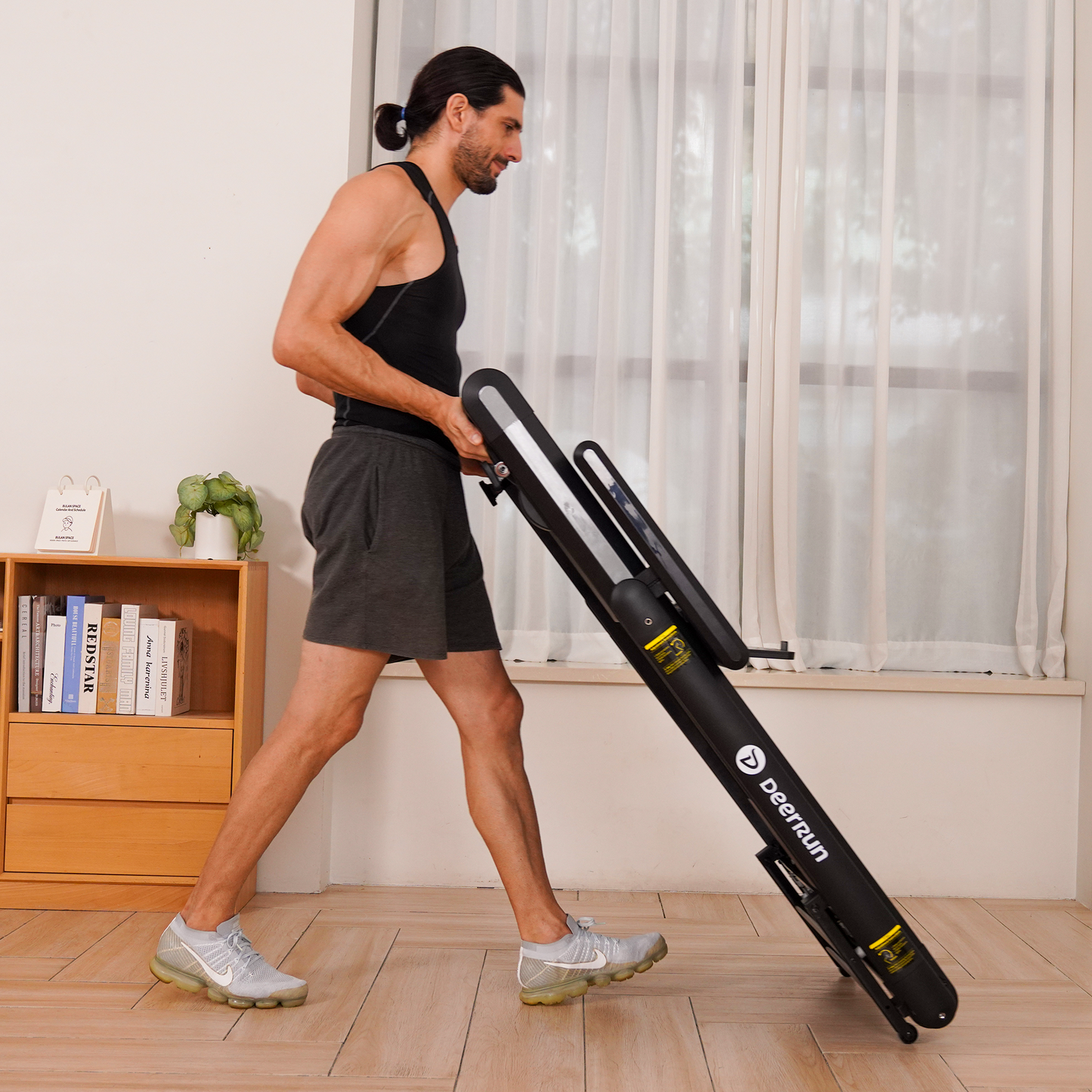 DeerRun X20 Treadmill with 15% Auto Incline Full Running Deck Treadmill | 400 lbs, 11.3 mph