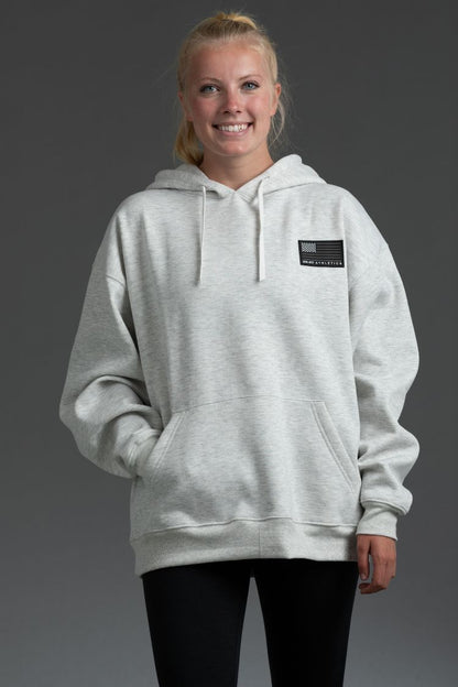 Fearless Fleece Flag Patch Boyfriend Hoodie (XX)