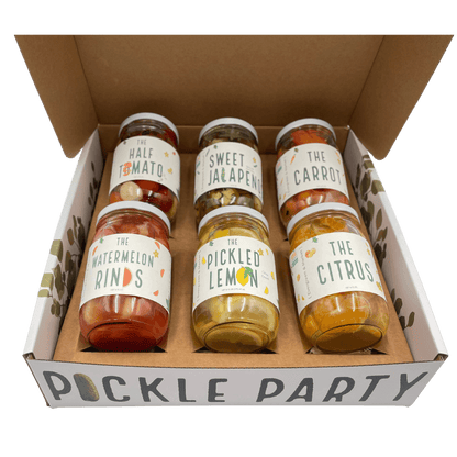 6 Jars Gift Box - Pickles Gift for Pickle Lovers