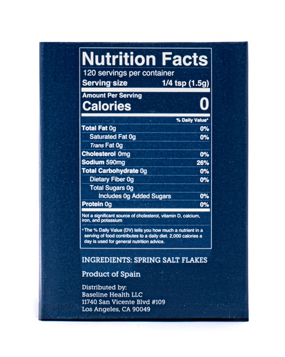 Flake Spring Salt (180g) - Microplastic Free