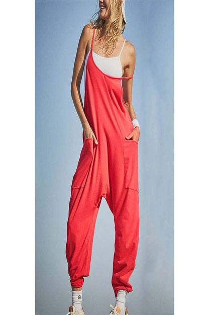 Feisty Orange jumpsuit overalls