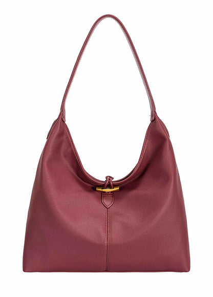 David Jones Classic Leather Shoulder Bag Genuine Leather