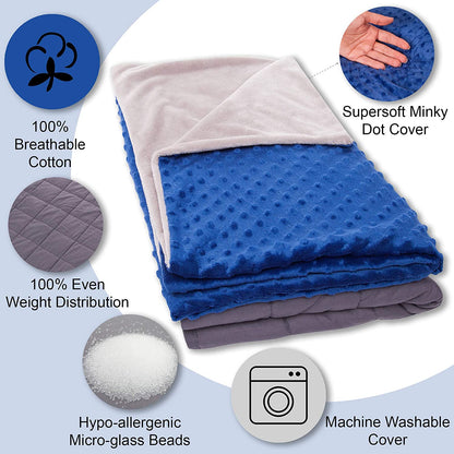 Blue Dream 7lb Kids Weighted Blanket
