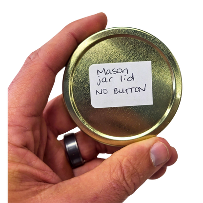 70 mm Mason Canning Jar Lid - Gold