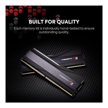 G.Skill Trident Z5 RGB 64GB (2x32GB) DDR5-6000 CL38 Desktop Memory Kit 288-Pin F5-6000J3848D32GX2-TZ5NR