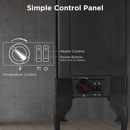 Suburbs TS17 Electric Fireplace Stove Heater