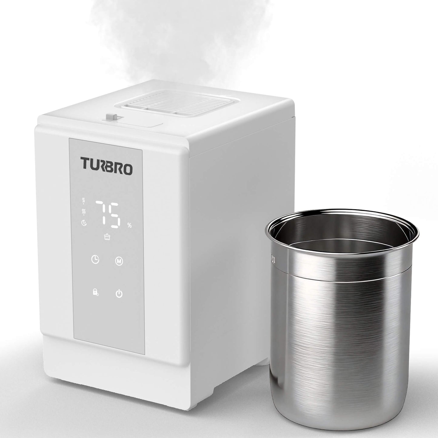 Greenland 4L Stainless Steel Steam Warm Mist Humidifier