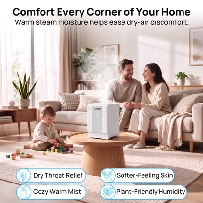 Greenland 4L Stainless Steel Steam Warm Mist Humidifier