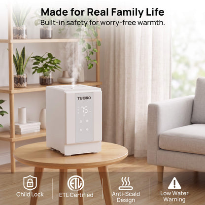 Greenland 4L Stainless Steel Steam Warm Mist Humidifier