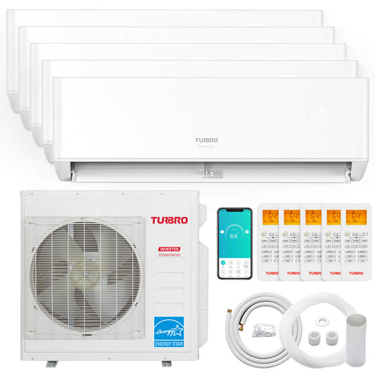 Greenland 42,000 BTU Penta-Zone (5) Mini Split AC (R454B)