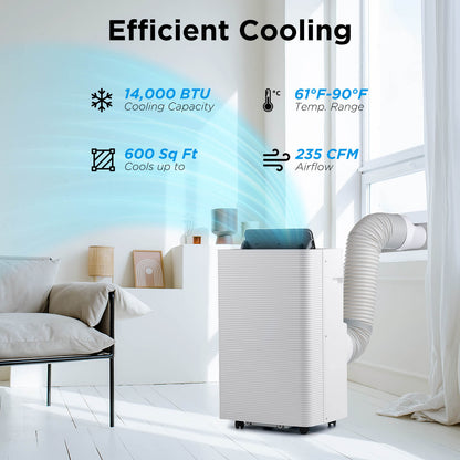 Finnmark 14,000 BTU WiFi Portable Air Conditioner