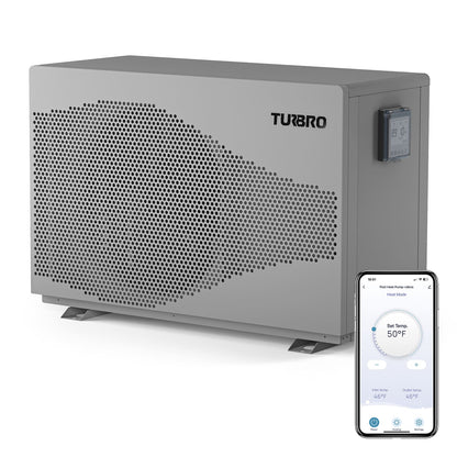 Beluga Inverter Pool Heat Pump, 33K/58K/100K BTU