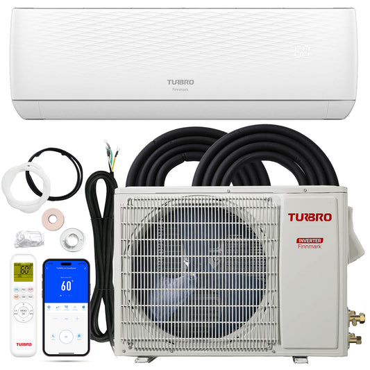Finnmark 12,000 BTU Single Zone Mini Split AC (R32)