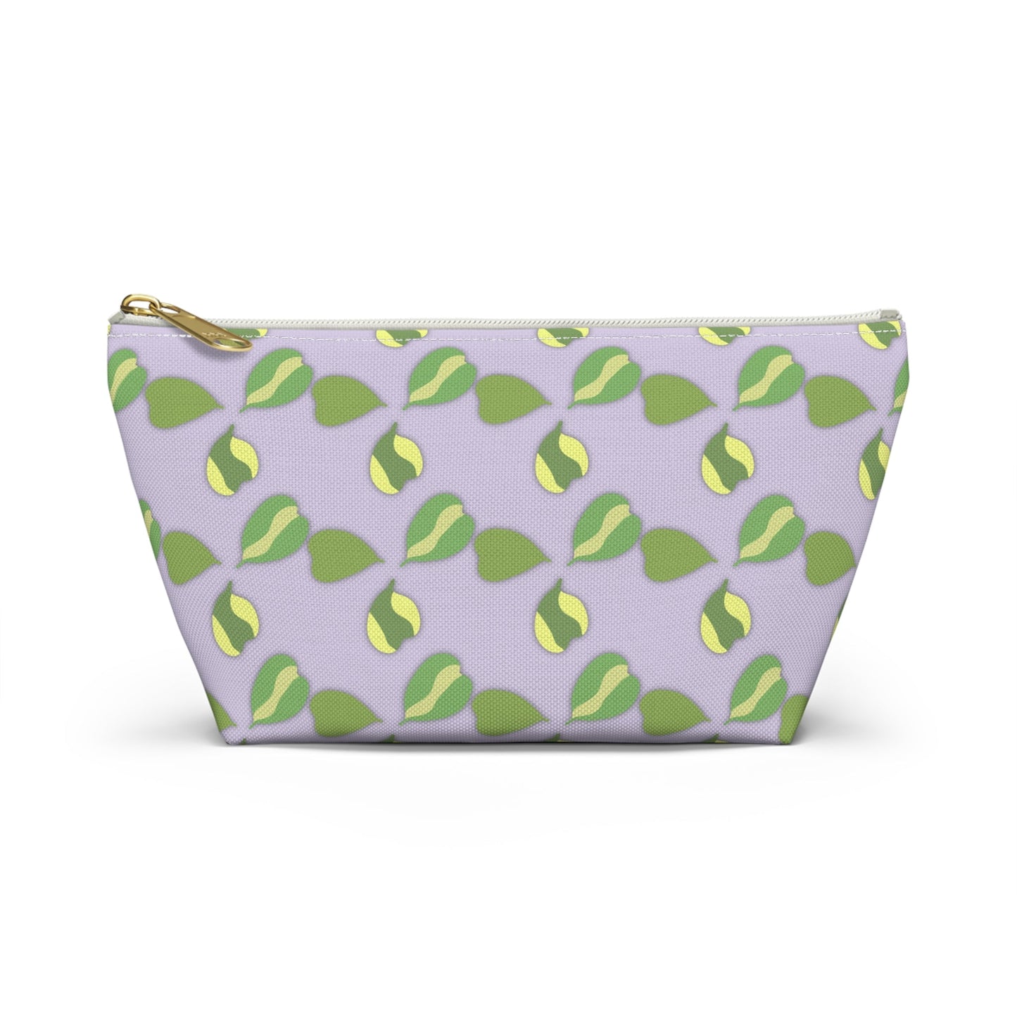 Hoya Kerrii Pattern Accessory Pouch – Zippered Catch-All With T-Bottom