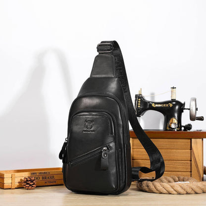 Men’s Leather Sling Bag – Modern Everyday Carry