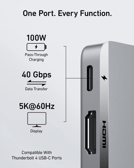 Anker <b>547</b> USB-C Hub (7-in-2, for MacBook)