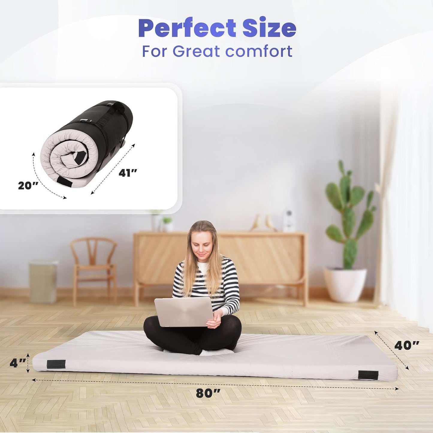 Home Bed Comfort with the Matrix Air-Cell Memory Foam Camping Mattress