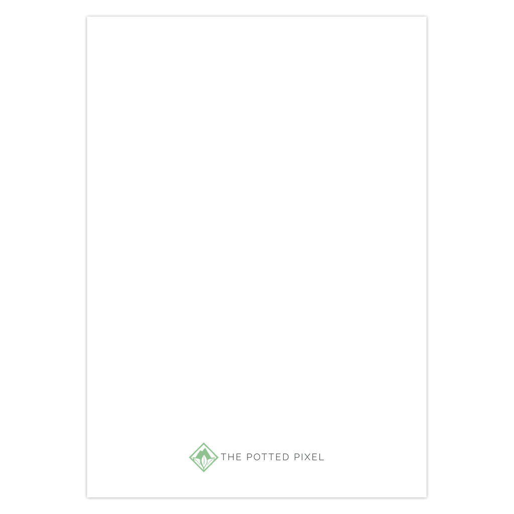 Noble Aeonium Succulent Greeting Card – Blank Inside With Envelope
