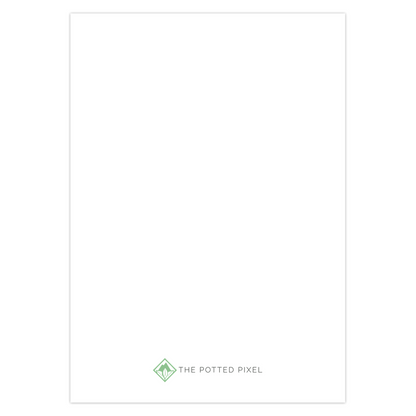 Noble Aeonium Succulent Greeting Card – Blank Inside With Envelope