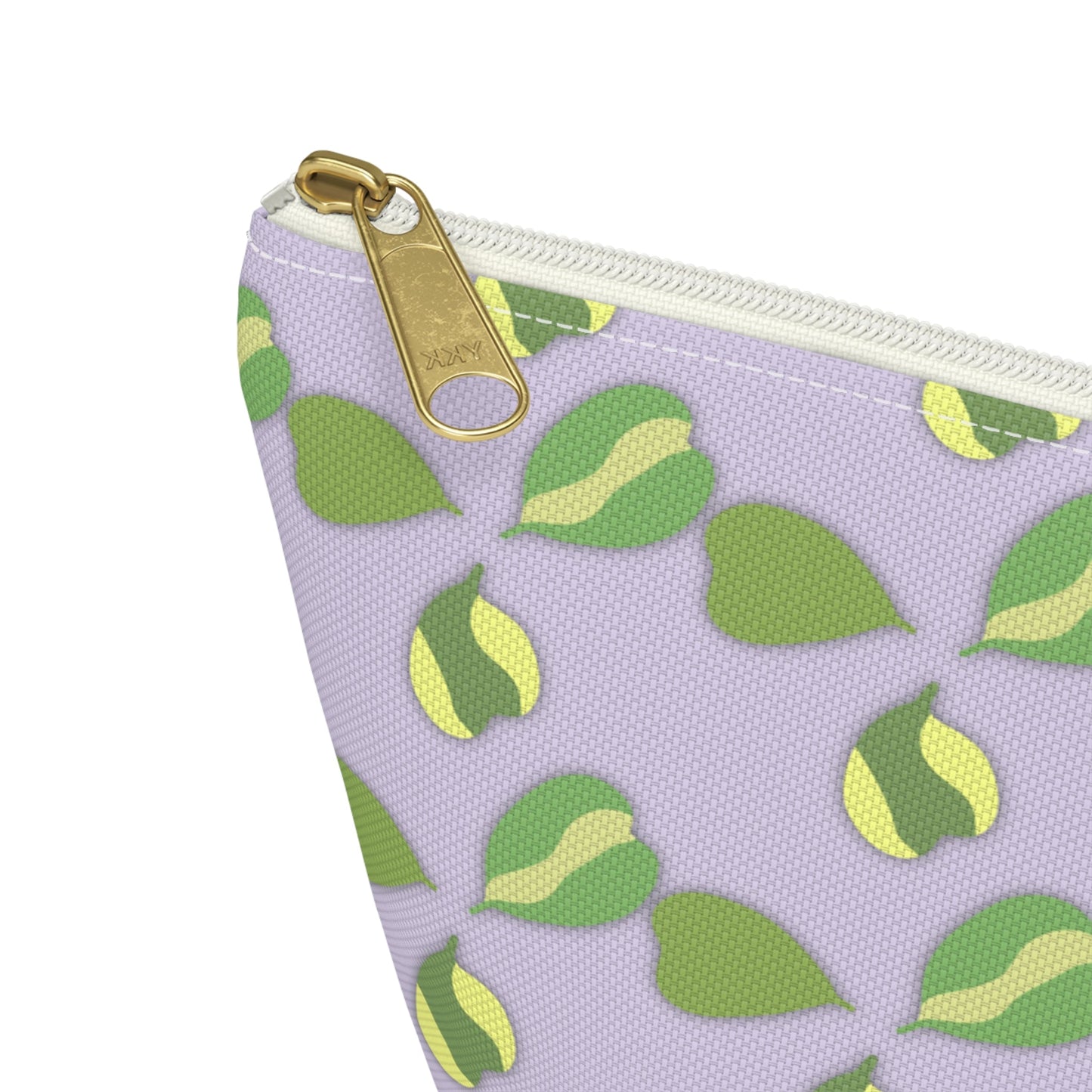 Hoya Kerrii Pattern Accessory Pouch – Zippered Catch-All With T-Bottom