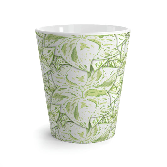 Snow Queen Pothos Pattern Ceramic Mug 12 oz