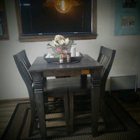 Square Farmhouse Dining Table with Java legs
