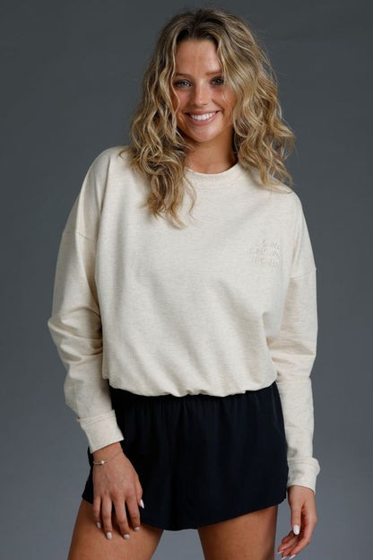 Carefree Cropped Crew Neck