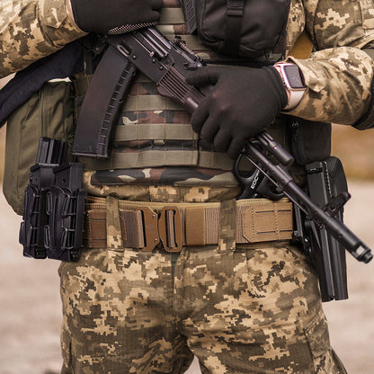 Tactical MOLLE Battle Belt with Quick Release Buckle