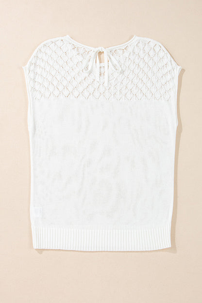 Miracle Back Short Sleeve Sweater
