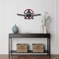 Metal Sign Aviation Multicolor Metal Sign Prop Plane