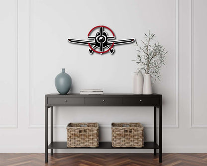 Metal Sign Aviation Multicolor Metal Sign Prop Plane
