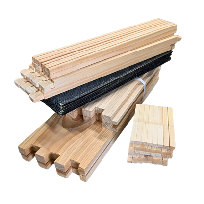 8-Frame Completed, Deep 9 5/8-inch Box with Frames and Foundation