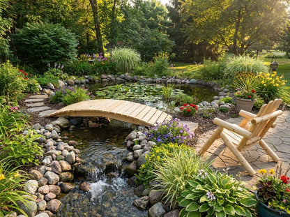 8 ft bridge with no railling