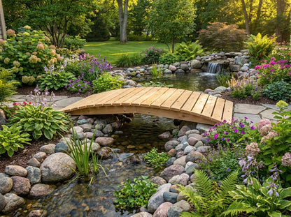 8 ft bridge with no railling
