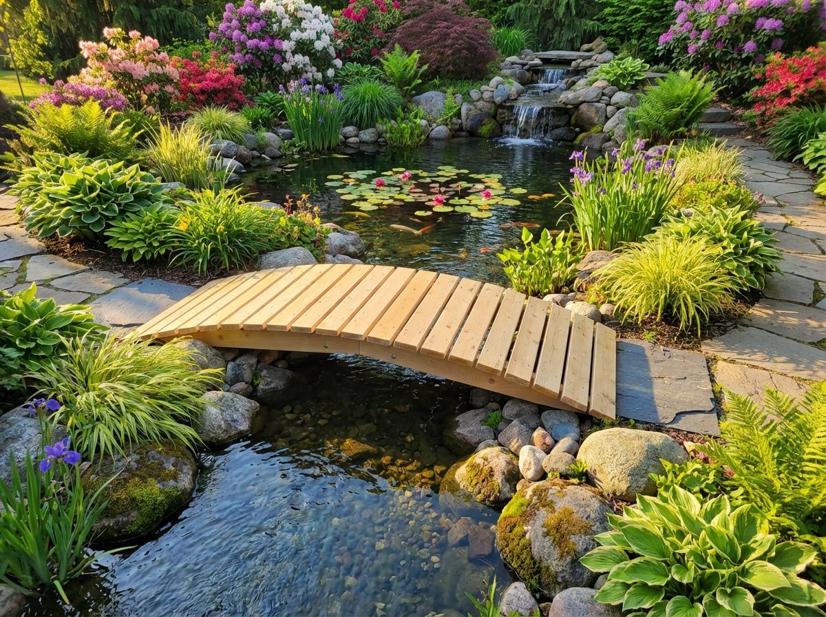 8 ft bridge with no railling