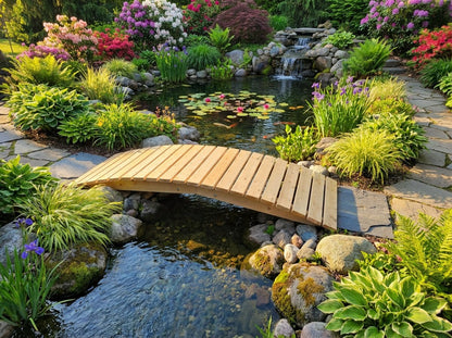 8 ft bridge with no railling
