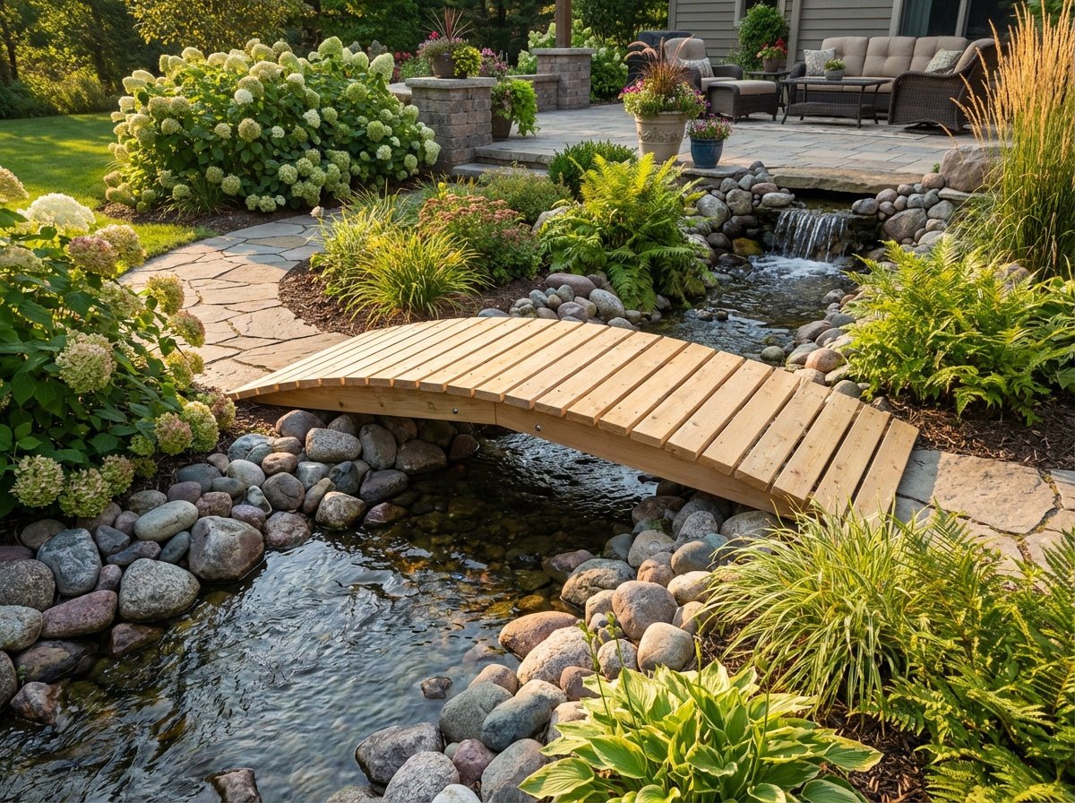8 ft bridge with no railling