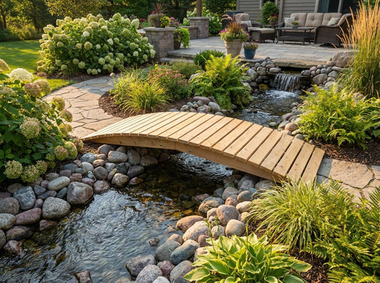 8 ft bridge with no railling