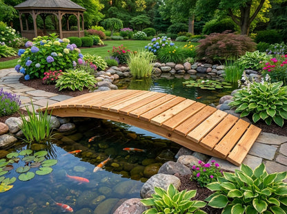 8 ft bridge with no railling
