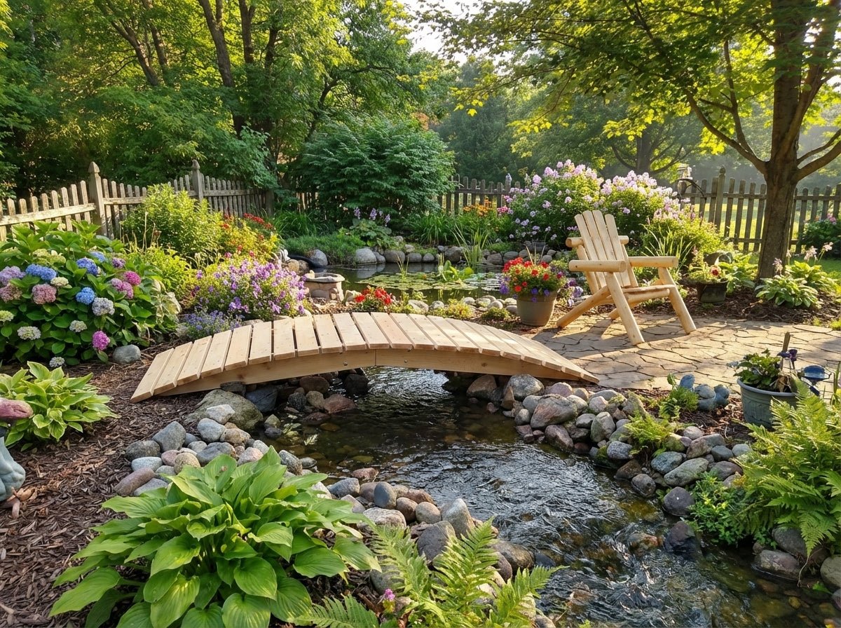 8 ft bridge with no railling