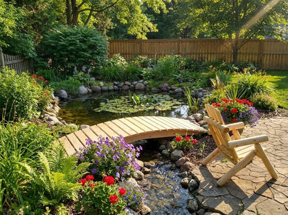 8 ft bridge with no railling