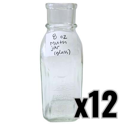 8 oz Glass Muth Jar
