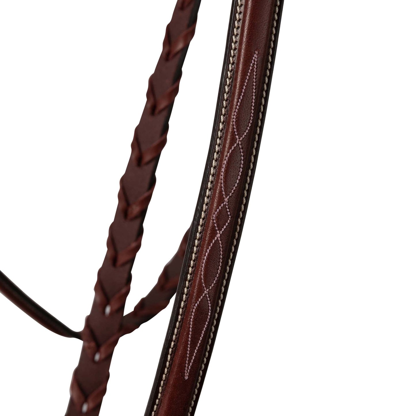 Huntley Equestrian Fancy Stitched Schooling Laced Reins