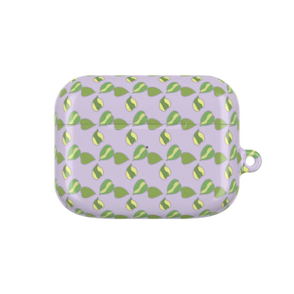 Hoya Kerrii Pattern Earbud Case – Slim Protective Cover With Carabiner