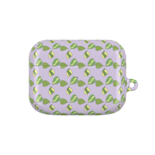 Hoya Kerrii Pattern Earbud Case – Slim Protective Cover With Carabiner