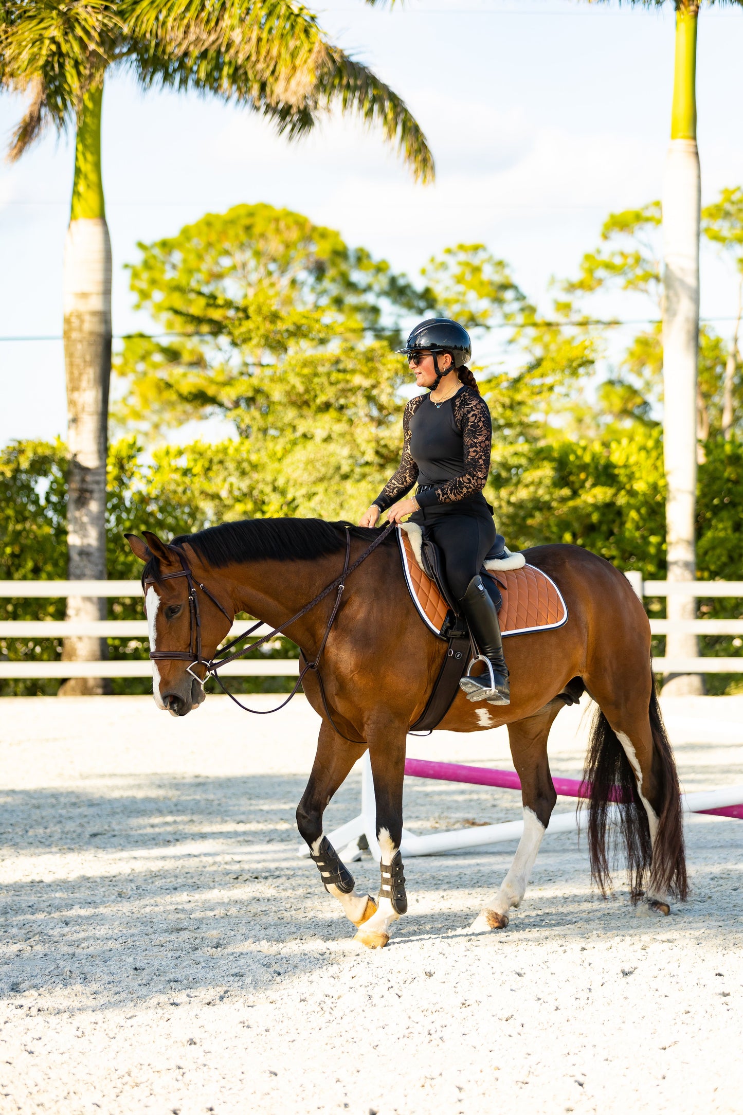 Jump Saddle Pad | Cognac