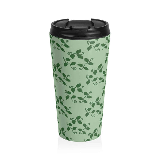 Pothos Pattern 15 oz Vacuum Insulated Stainless Steel Travel Tumbler