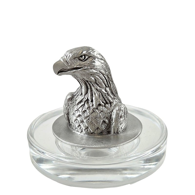 America's 250th Anniversary Eagle Head with Flag Heritage Decanter with 3D Top & 2 Glasses
