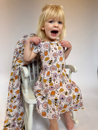 Sweet Honey Bee: Skater Dress