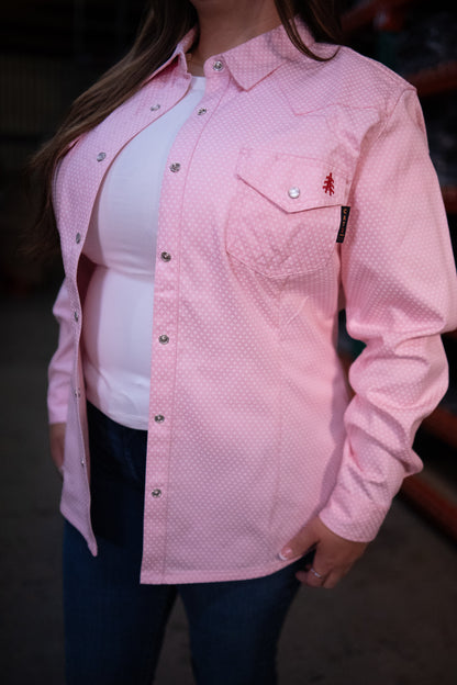 Women's FR Pearl Snap - Ignite Pink